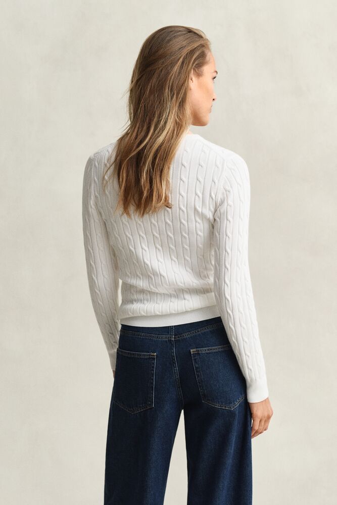 GANT Cable Knit Crew Neck Sweater/Pulover 4800100