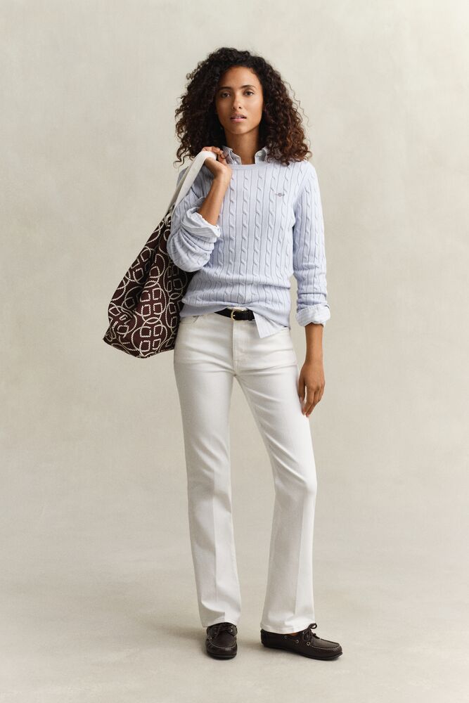 GANT Cable Knit Crew Neck Sweater/Pulover 4800100