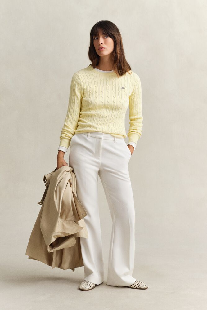 GANT Cable Knit Crew Neck Sweater/Pulover 4800100