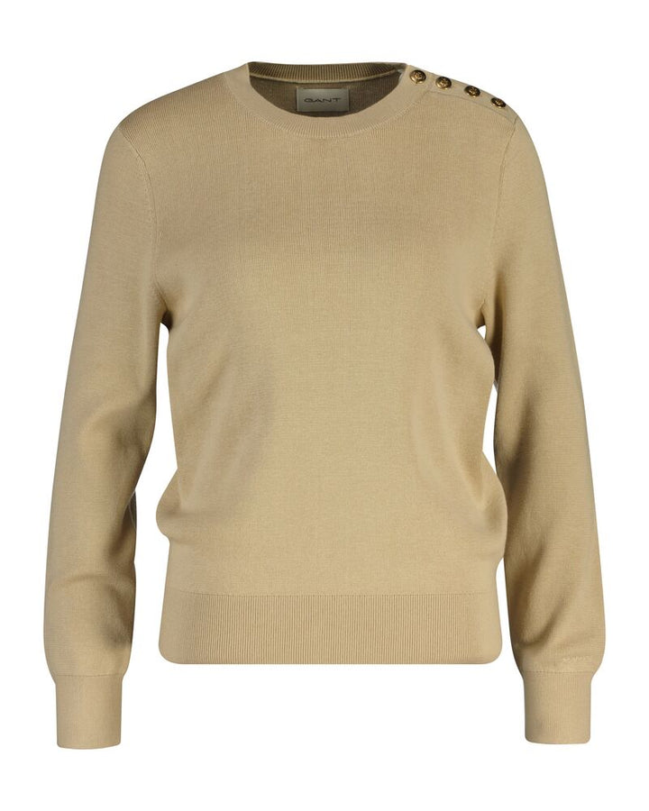 GANT Textured Cotton C-Neck Sweater/ Pulover4805435