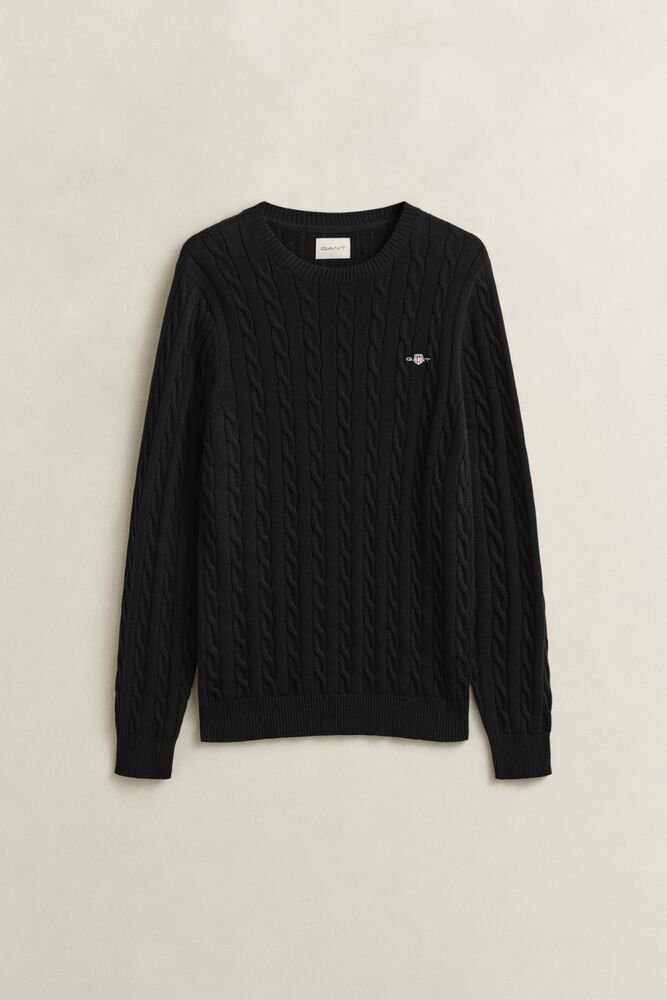 GANT Cotton Cable Knit Crew Neck Sweater/Pulover 8050601