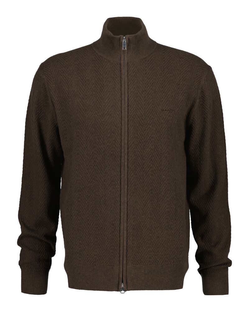 GANT Herringbone Zip Cardigan/Pulover 8050334