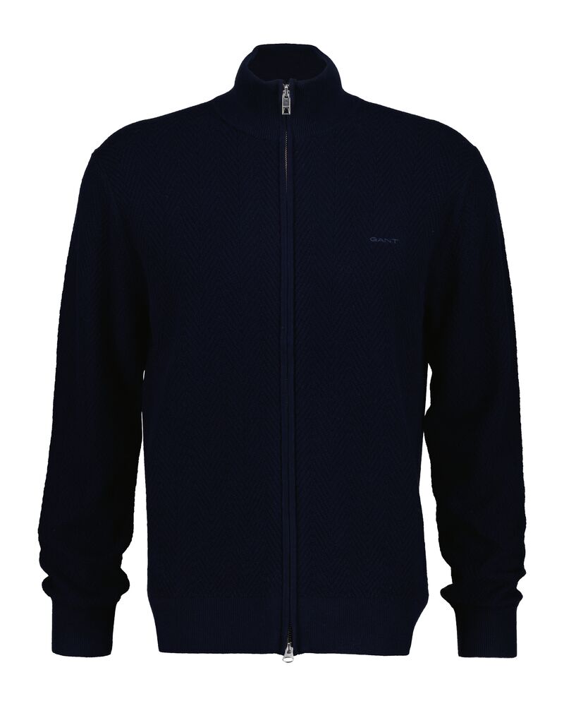 GANT Herringbone Zip Cardigan/Pulover 8050334