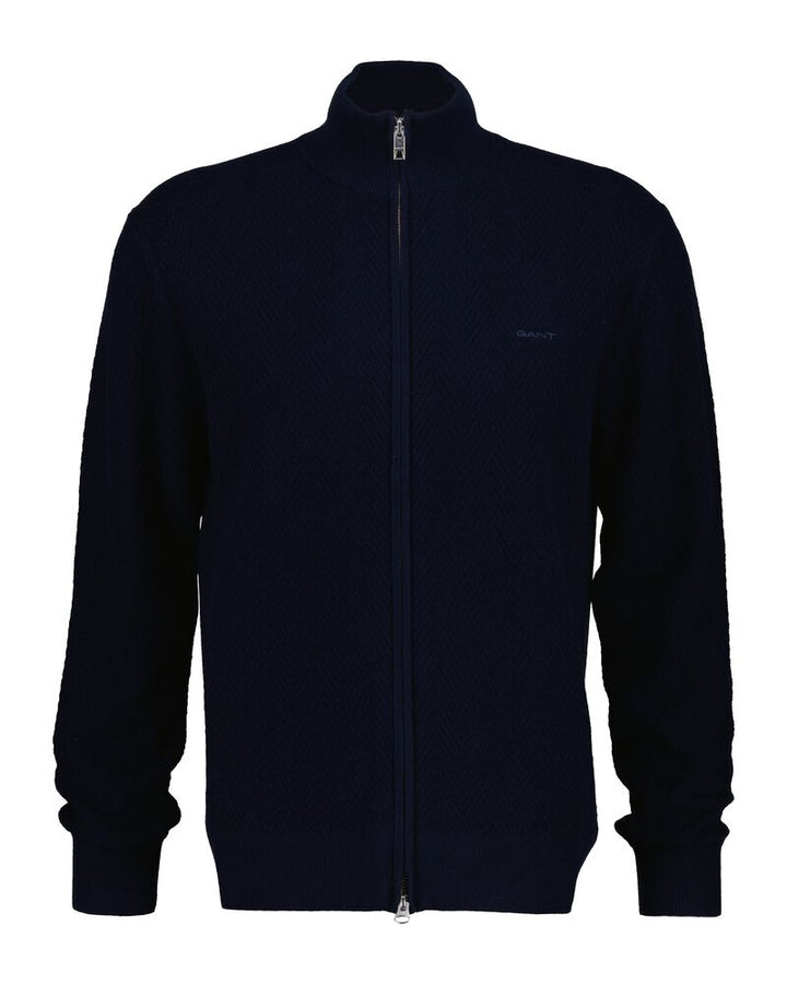 GANT Herringbone Zip Cardigan/Pulover 8050334