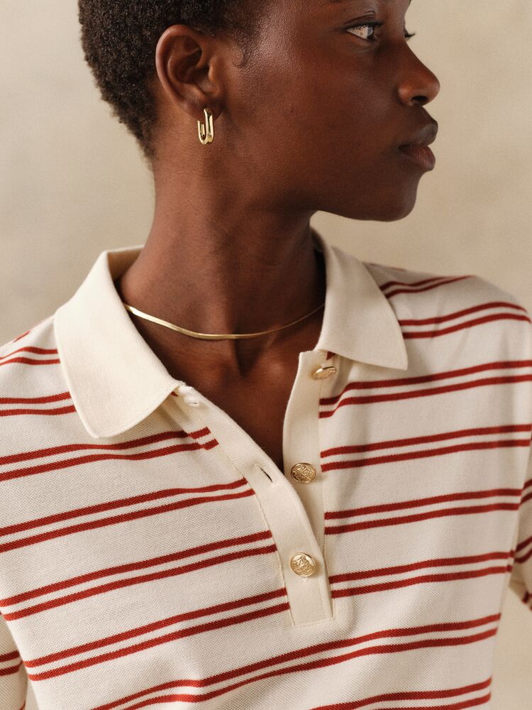 GANT Striped Pique Polo Top/Polo majica 4201368