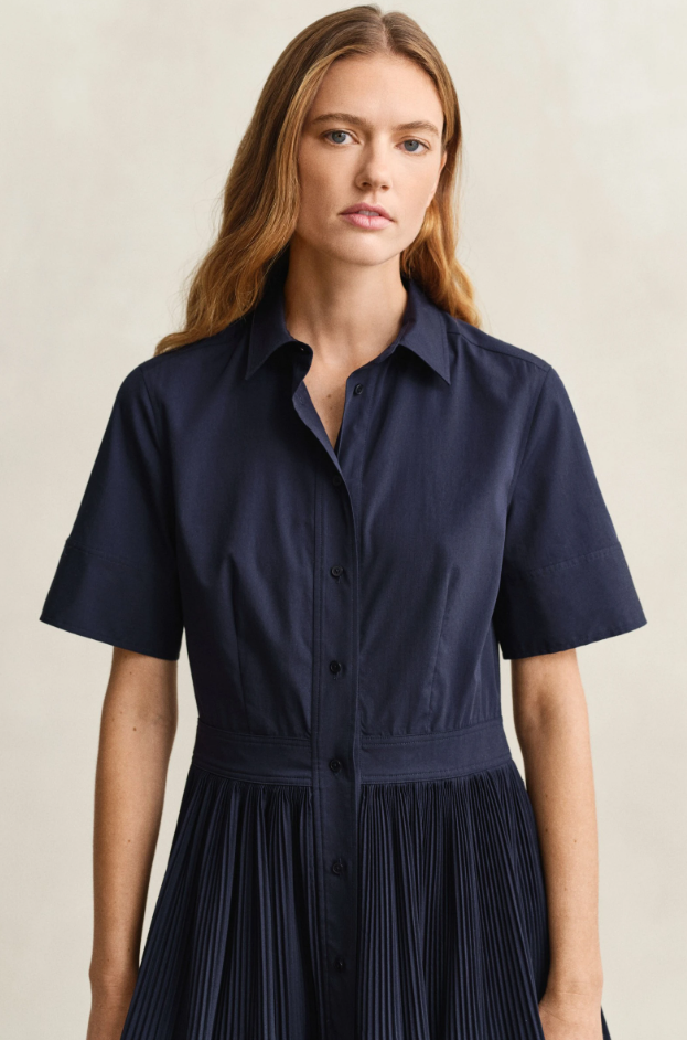 GANT Pleated Cotton Shirt Dress/Haljina 4503486
