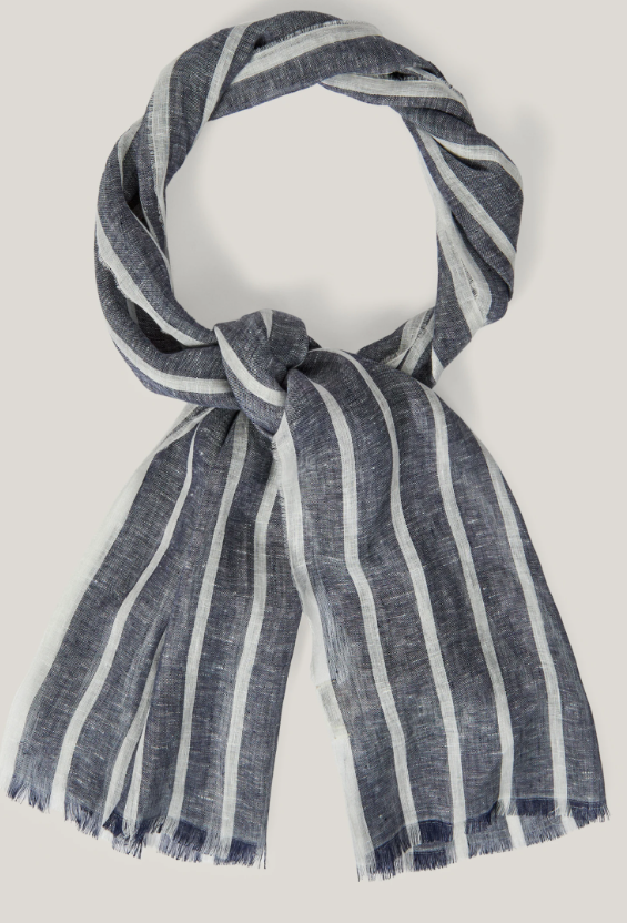 GANT Striped Linen Lightweight Scarf/Šal 9920242