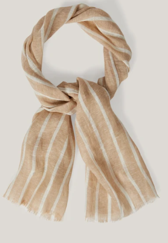 GANT Striped Linen Lightweight Scarf/Šal 9920242