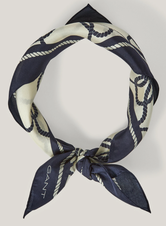 GANT Rope Print Silk Scarf/Kapa 4920242