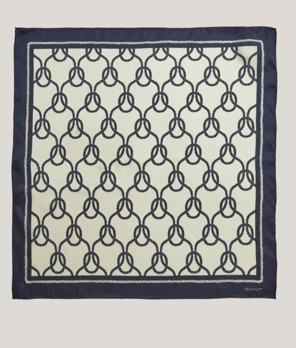 GANT Rope Print Silk Scarf/Kapa 4920242