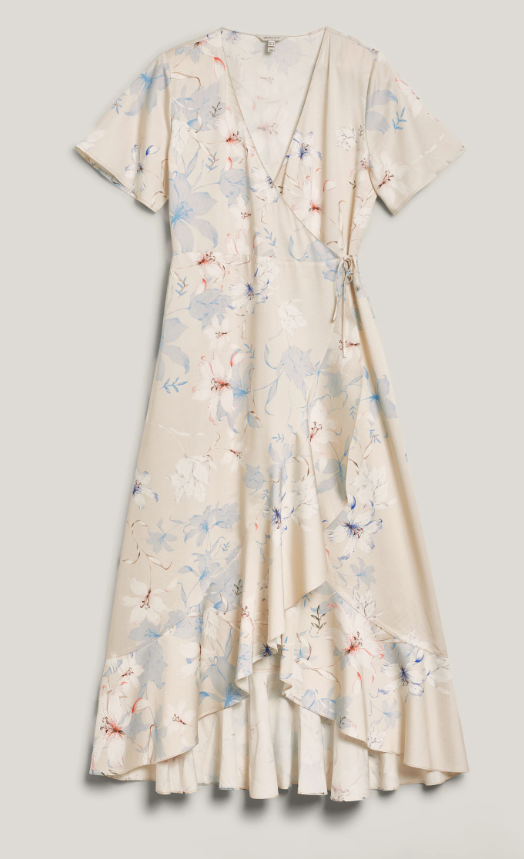 GANT Floral Print Wrap Ss Frill Dress/Haljina 4503417