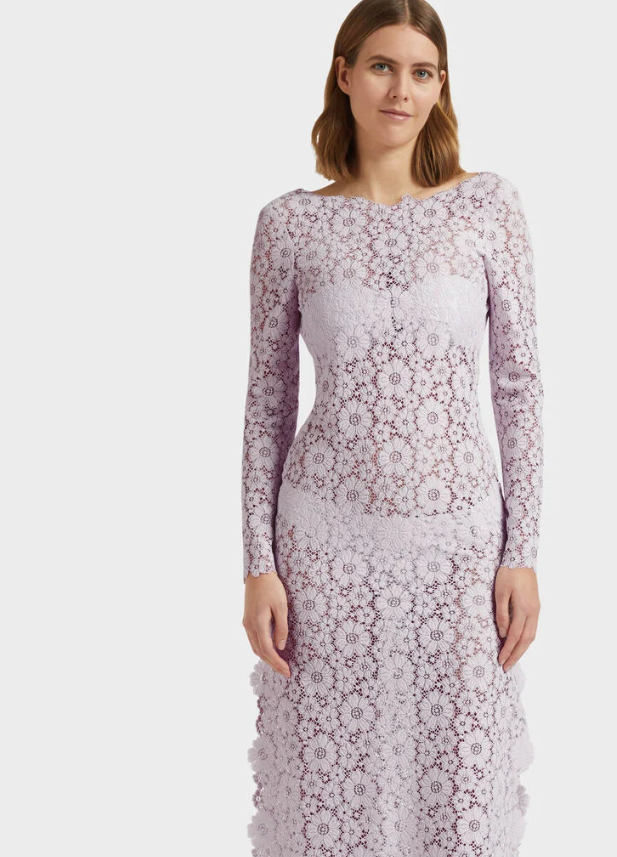 Vilebrequin Long Dress Flowers Lace/Haljina REEC4Z01