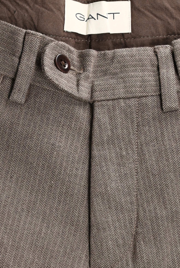 GANT Slim Cotton Herringbone Pants/Hlače 1505415