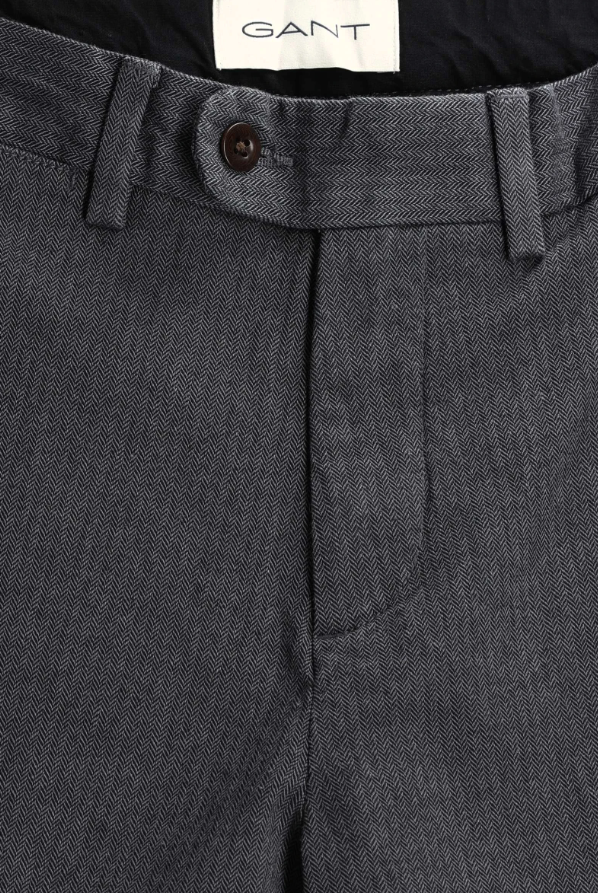 GANT Slim Cotton Herringbone Pants/Hlače 1505415
