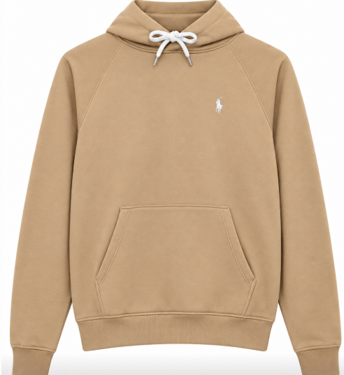 PRL Shrunken Fit Lightweight Fleece Hoodie/Duks 211971691504