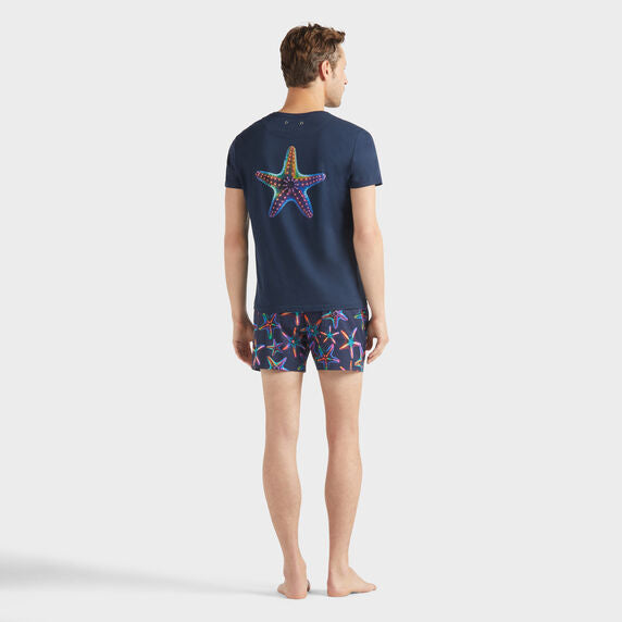 Vilebrequin Organic Cotton T-shirt Disco Stars/Majica THOCP307