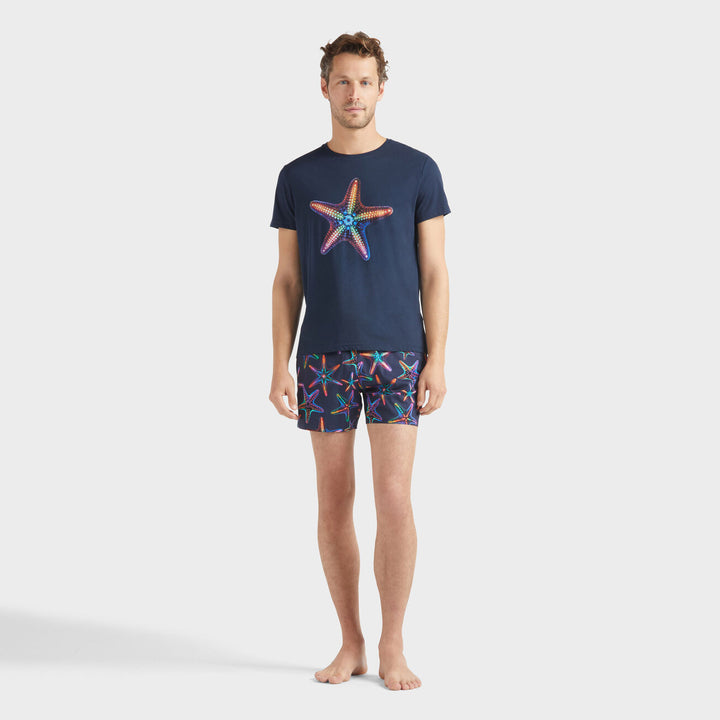 Vilebrequin Organic Cotton T-shirt Disco Stars/Majica THOCP307