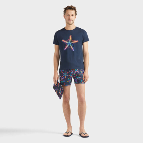Vilebrequin Organic Cotton T-shirt Disco Stars/Majica THOCP307