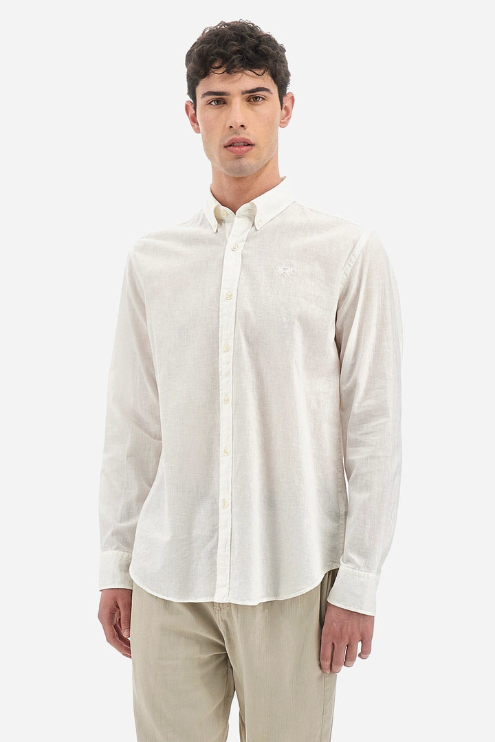 LA MARTINA  shirt l/s cotton linen TMC006TL072/Košulja