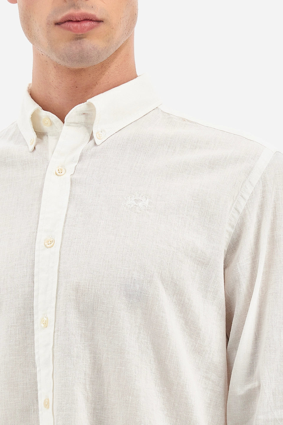 LA MARTINA  shirt l/s cotton linen TMC006TL072/Košulja
