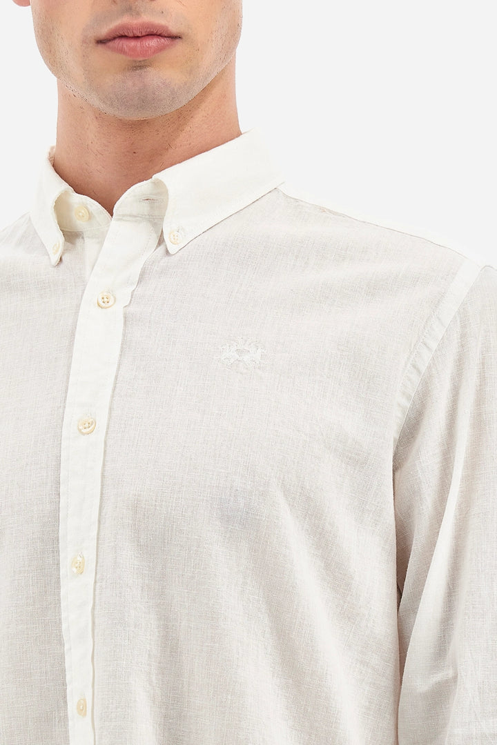 LA MARTINA  shirt l/s cotton linen TMC006TL072/Košulja