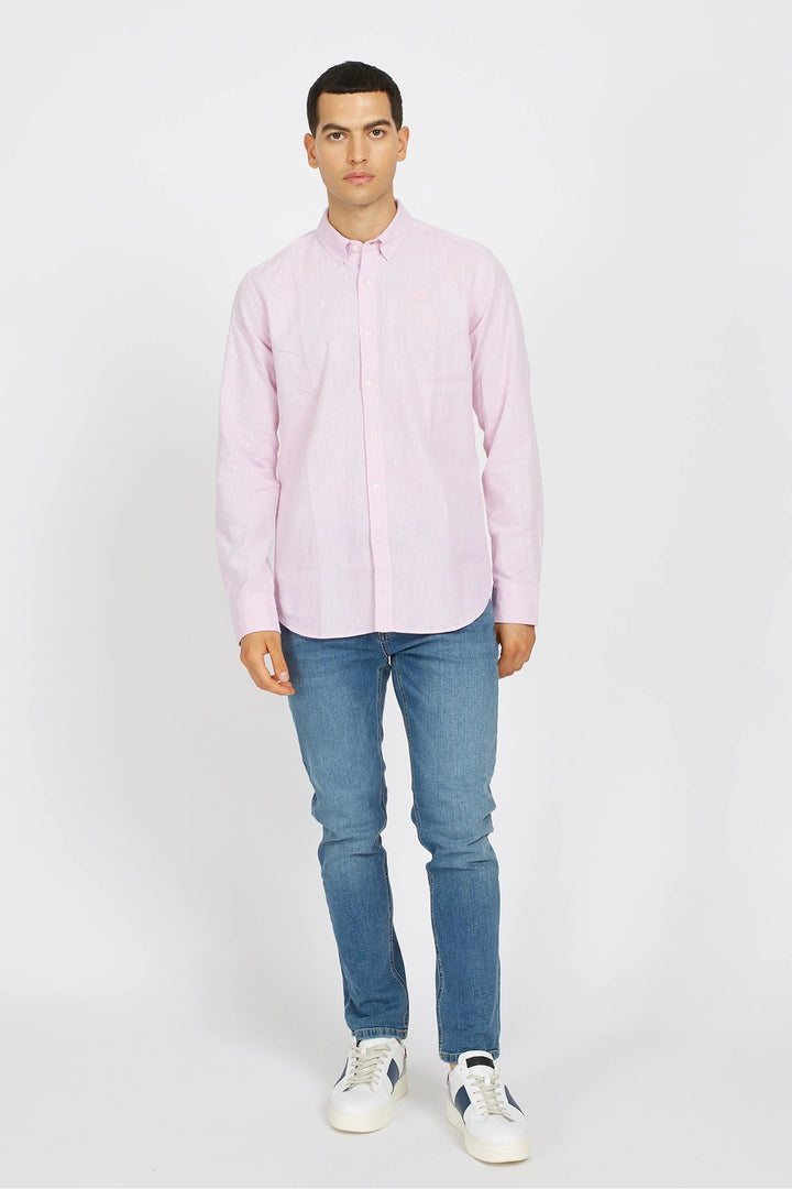 LA MARTINA  shirt l/s cotton linen TMC006TL072/Košulja