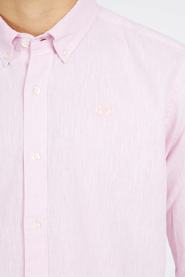 LA MARTINA  shirt l/s cotton linen TMC006TL072/Košulja