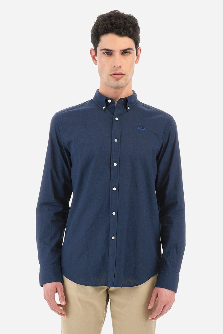 LA MARTINA  shirt l/s cotton linen TMC006TL072/Košulja
