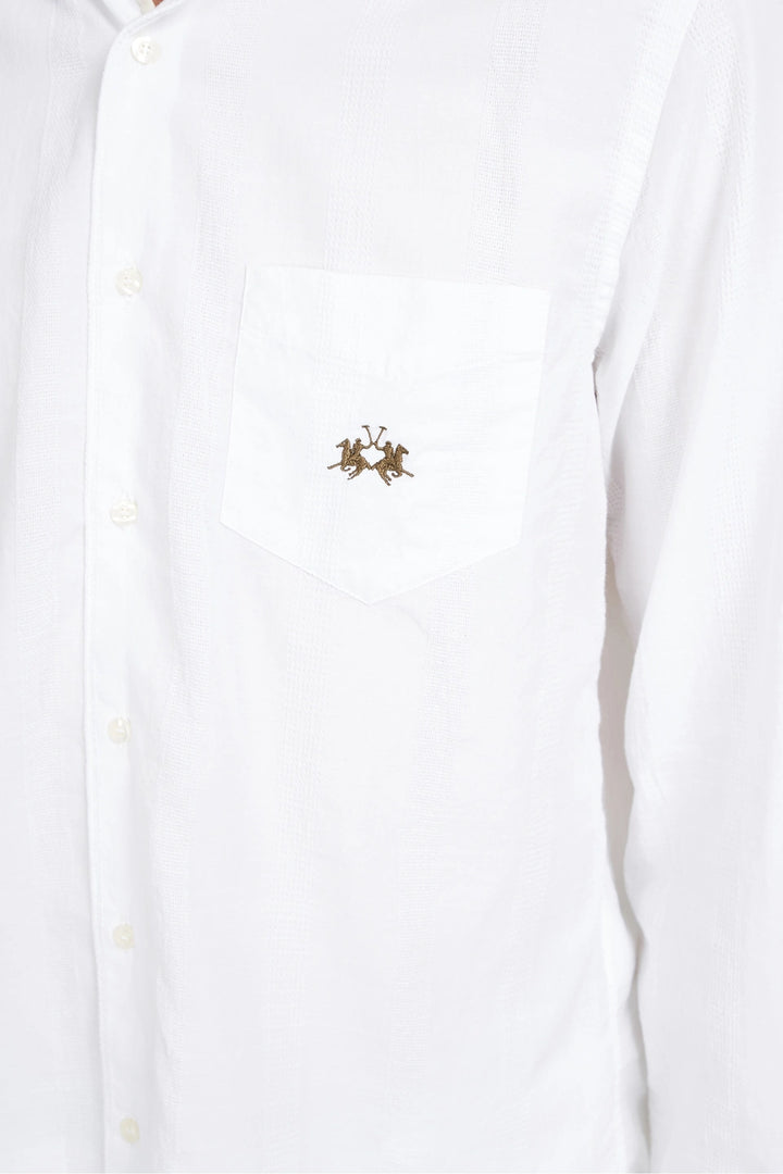 La Martina L/S Shirt Cotton Striped J/Košulja VMC027JQ049
