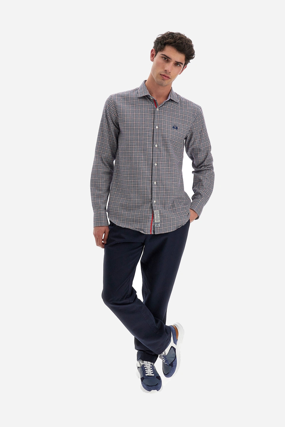 La Martina Shirt L/S Checked Twill /Košulja WMC005TW493