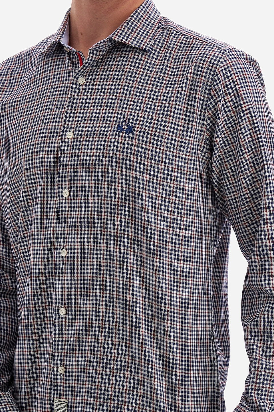 La Martina Shirt L/S Checked Twill /Košulja WMC005TW493