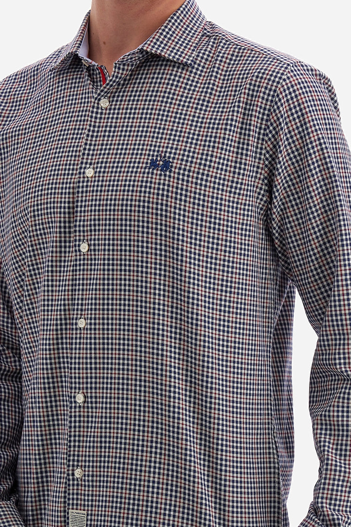 La Martina Shirt L/S Checked Twill /Košulja WMC005TW493