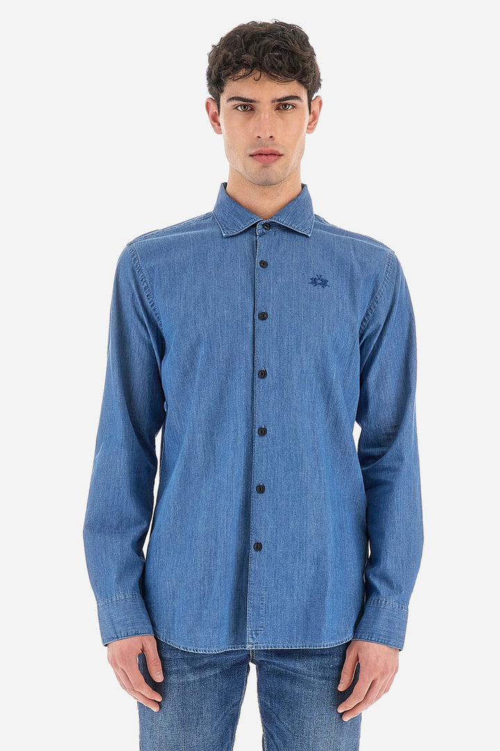 La Martina  Shirt L/S Light Denim /Košulja WMC028