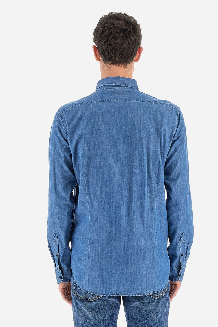 La Martina  Shirt L/S Light Denim /Košulja WMC028