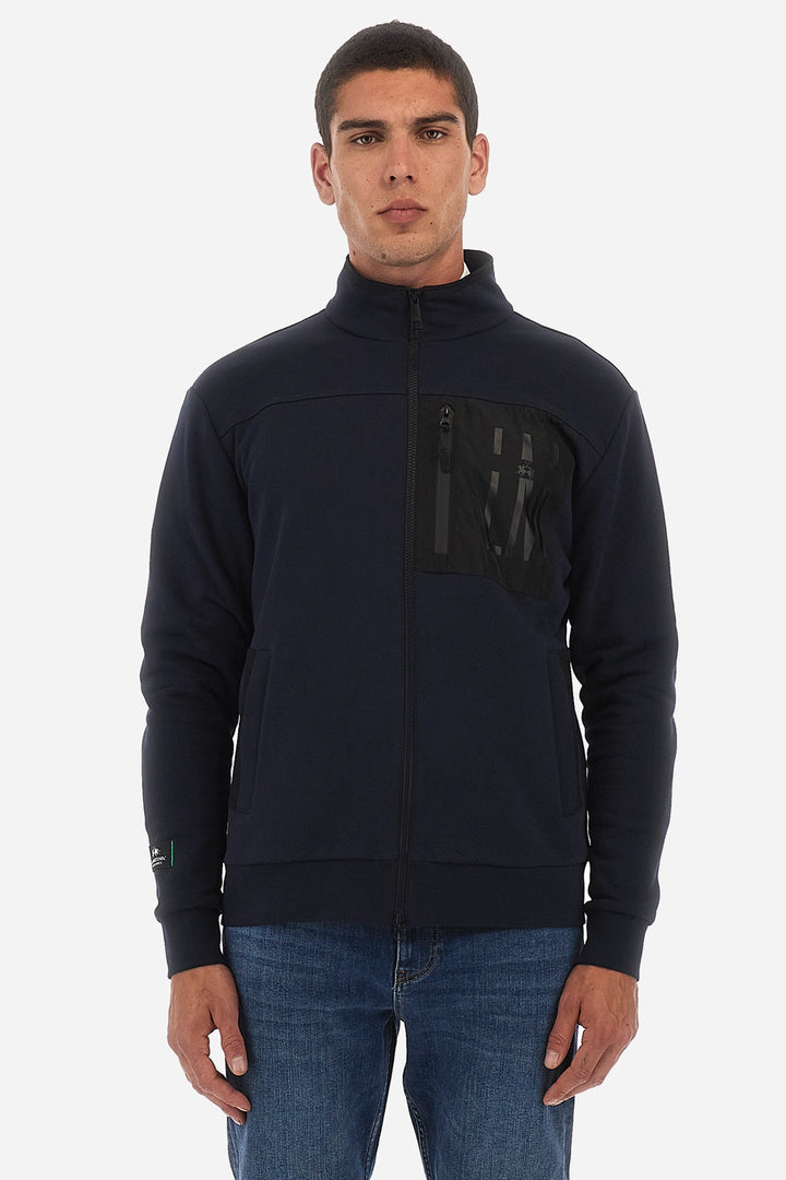 La Martina Full Zip Sweatshirt Diagon/Duks WMF005FP548