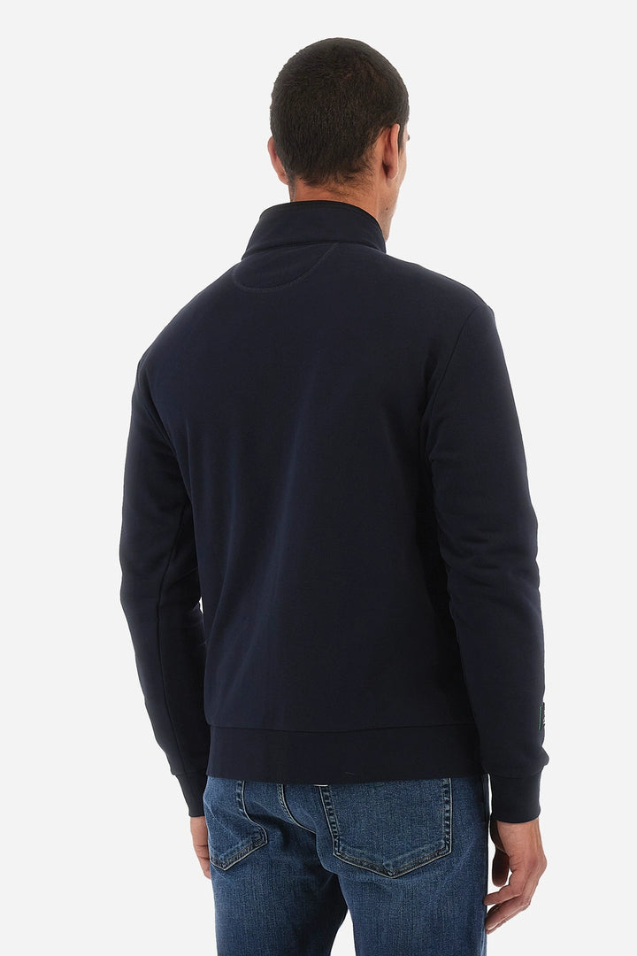 La Martina Full Zip Sweatshirt Diagon/Duks WMF005FP548