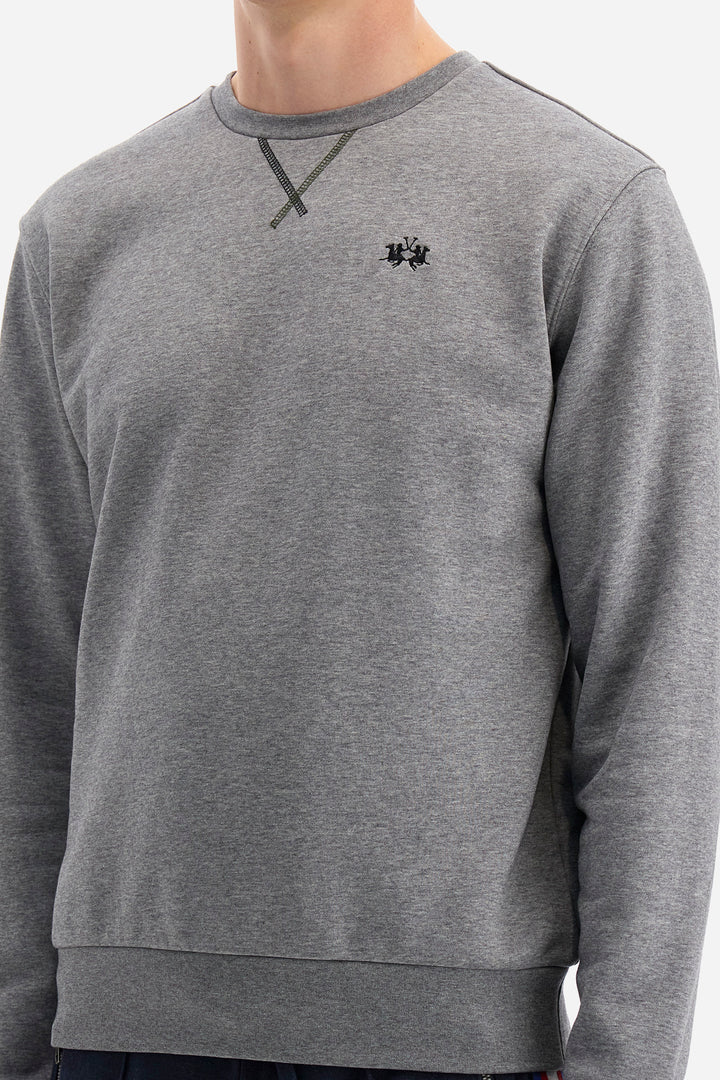 La Martina Crew Neck Sweatshirt Diago/Duks WMF007FP548