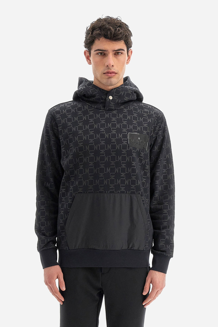 La Martina  Hoodie Sweatshirt Printed /Duks WMF014