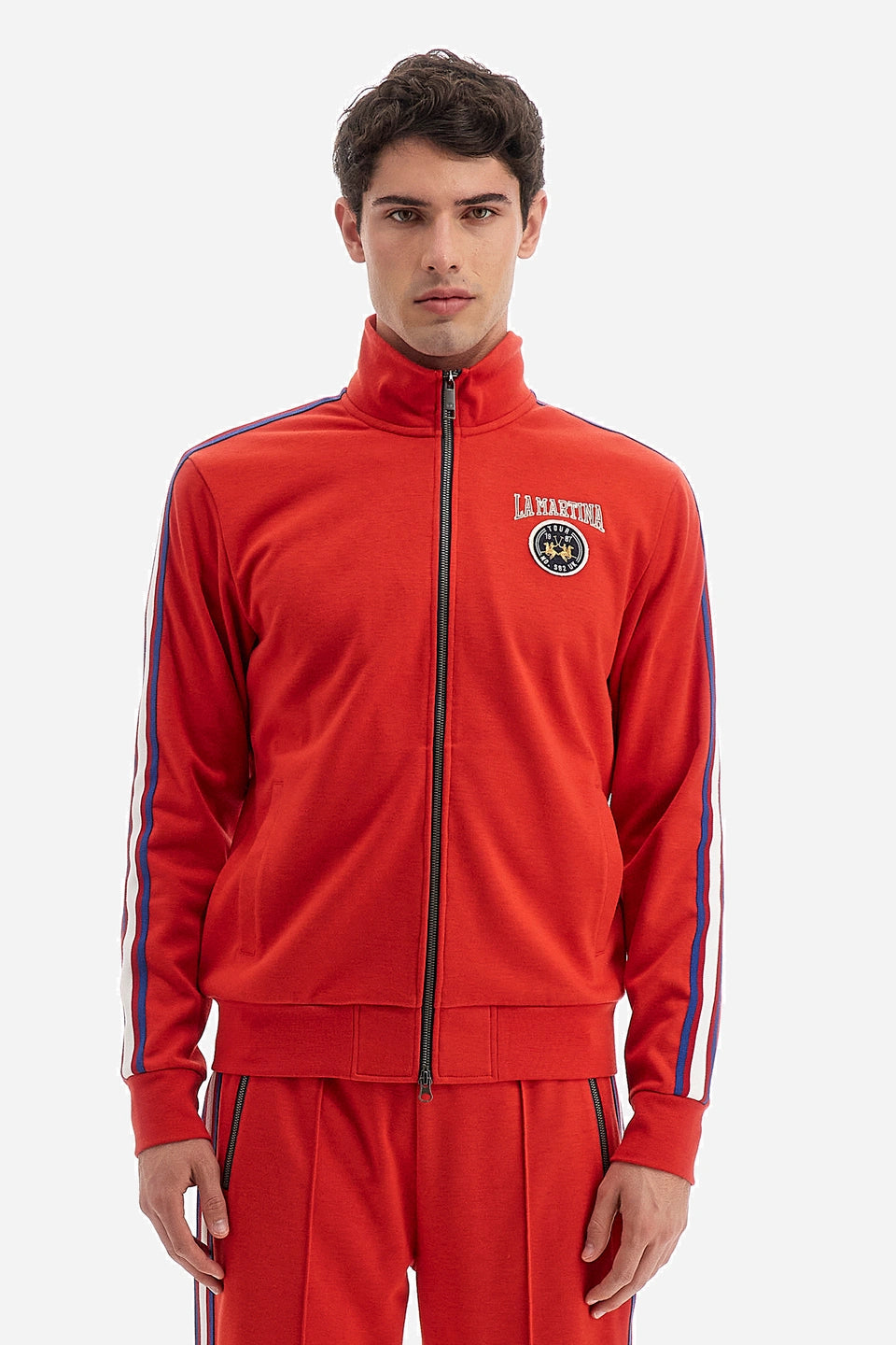 La Martina Full Zip Interlock Fleece /Gornji dio trenirke WMF304FP556