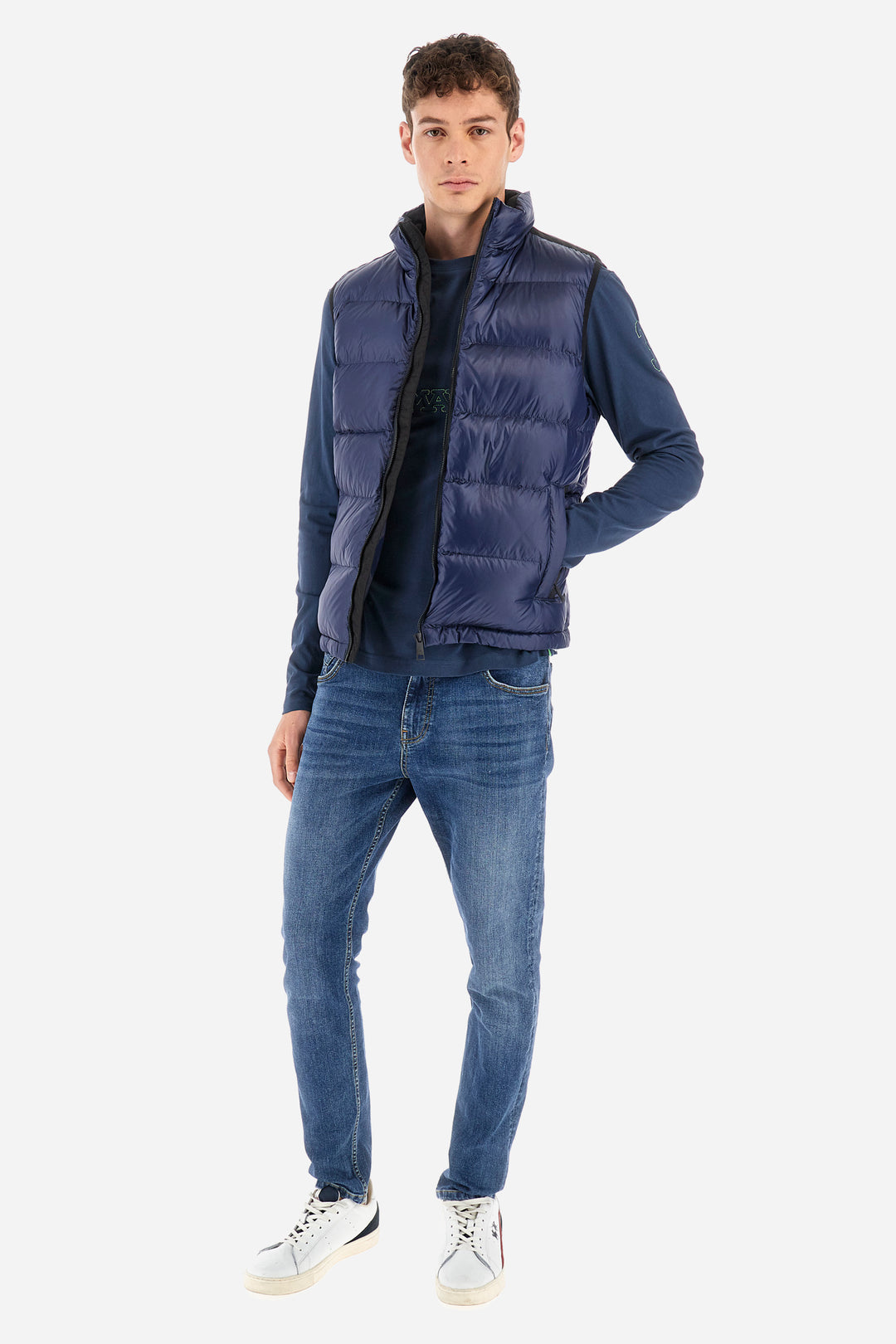 La Martina Padded Vest Iridiscent Nyl/Prsluk WMO300PA067