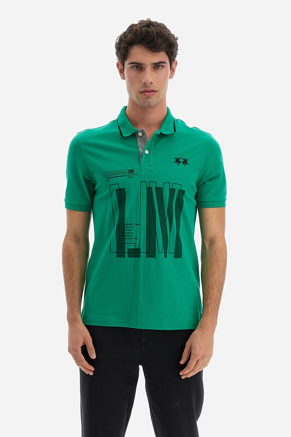 La Martina Polo S/S Piquet Stretch /Polo Majica WMP301PK001