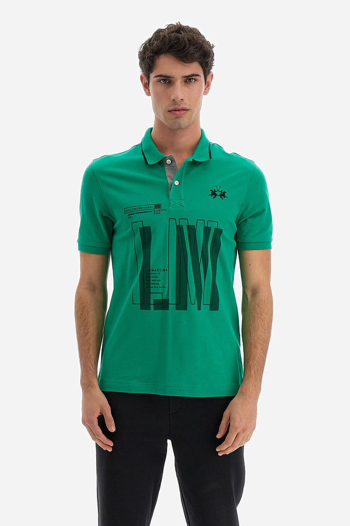 La Martina Polo S/S Piquet Stretch /Polo Majica WMP301PK001