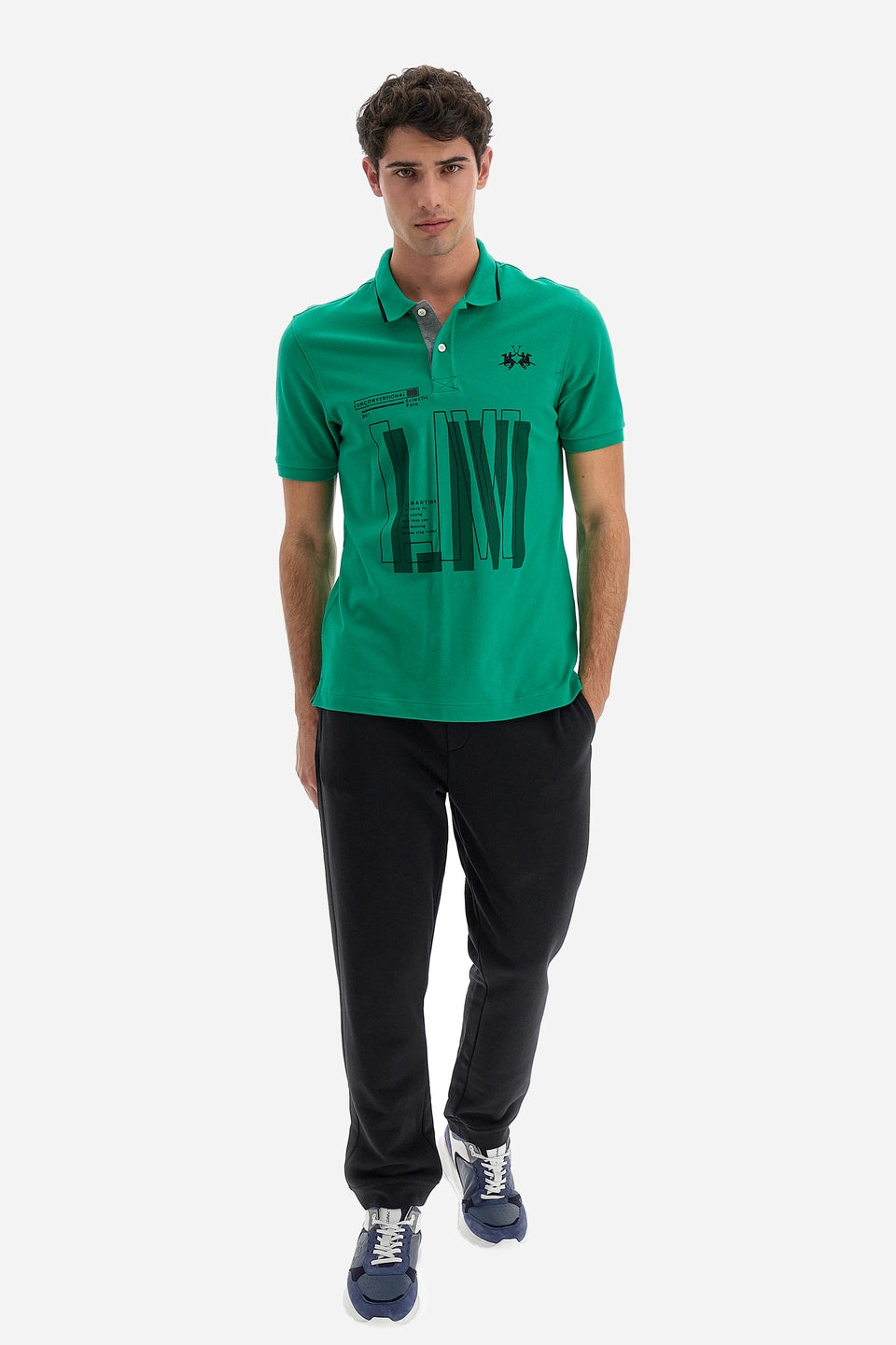 La Martina Polo S/S Piquet Stretch /Polo Majica WMP301PK001