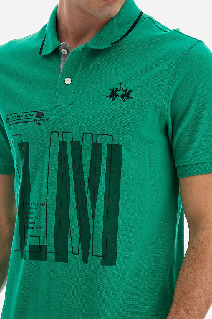 La Martina Polo S/S Piquet Stretch /Polo Majica WMP301PK001
