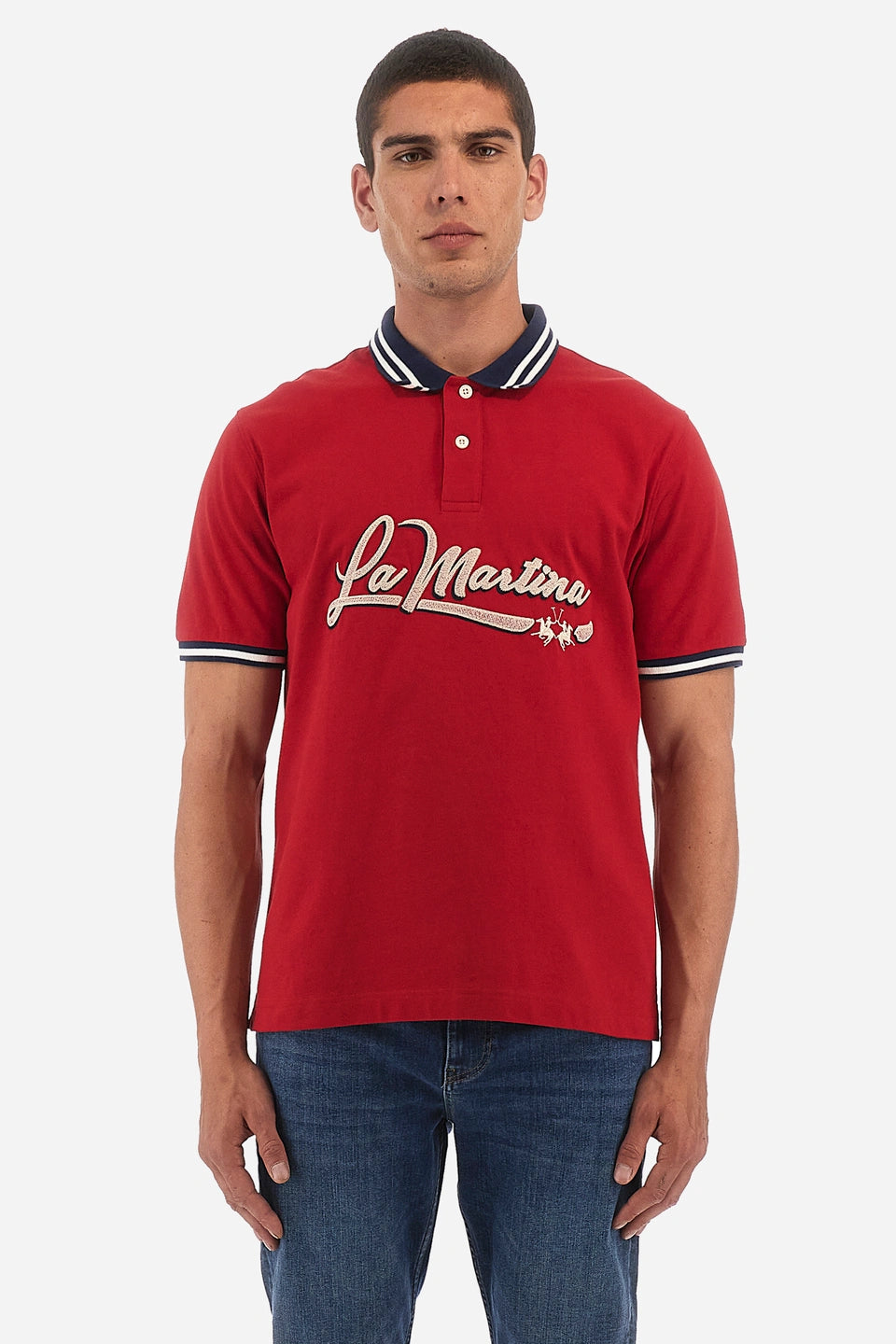 La Martina Polo S/S Cotton Jersey  /Polo Majica WMP307JS303