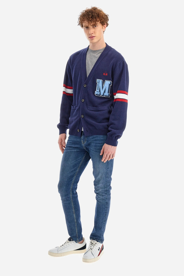 La Martina Cardigan Cotton Wool  /Pulover WMS301YC024
