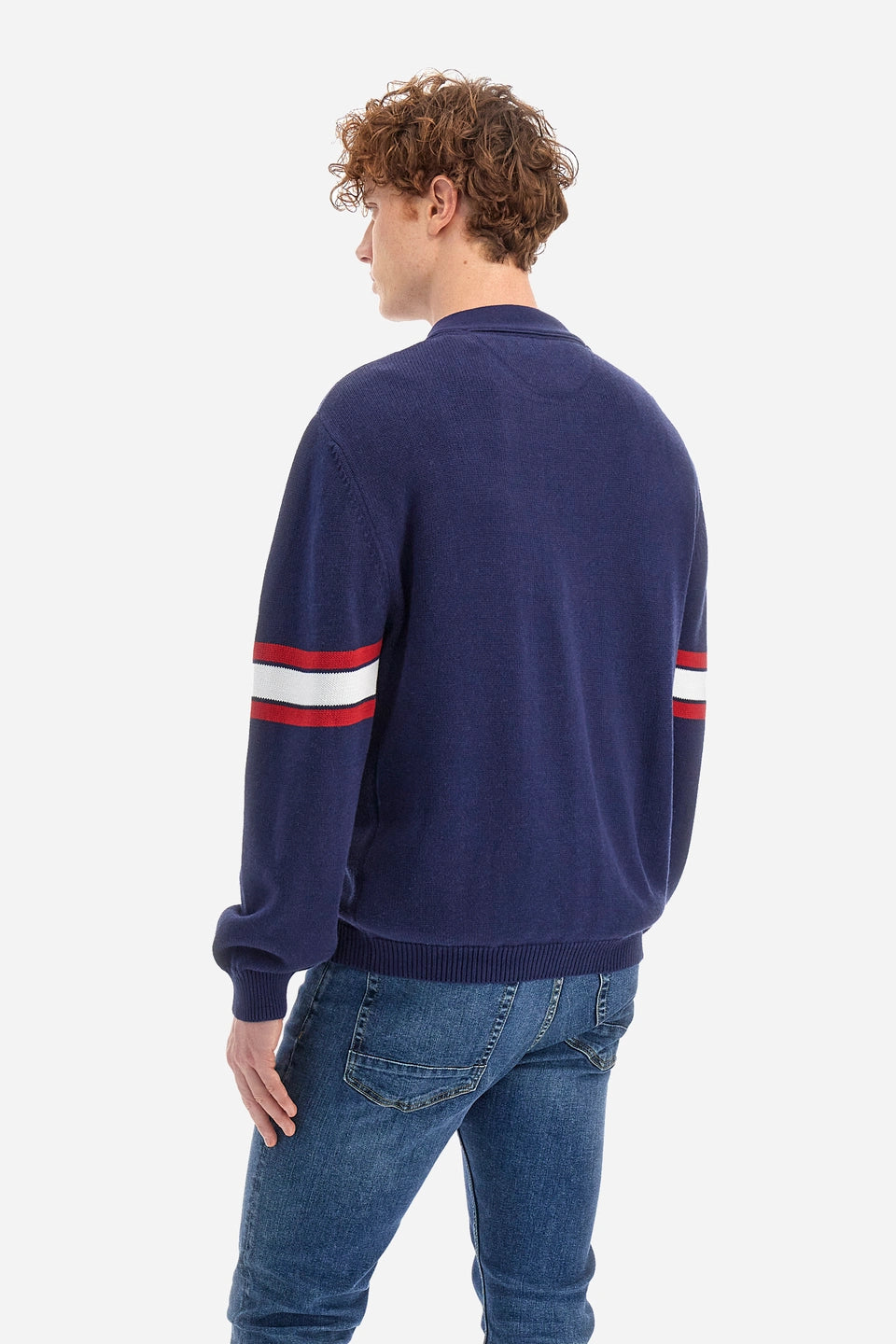 La Martina Cardigan Cotton Wool  /Pulover WMS301YC024
