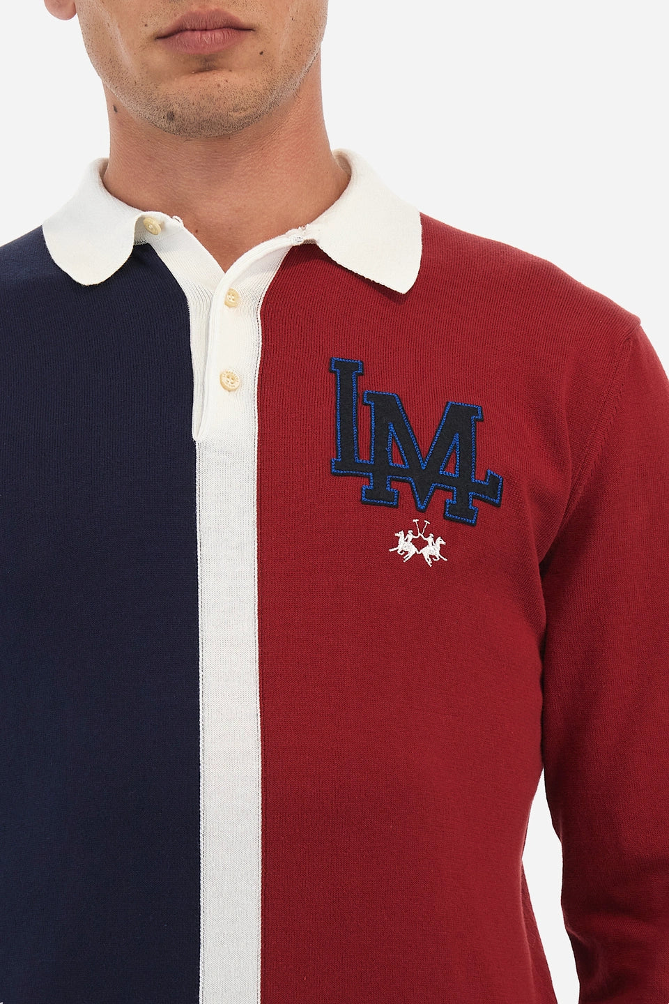 La Martina L/S Polo Sweater Cotton /Polo Majica WMS302XC008