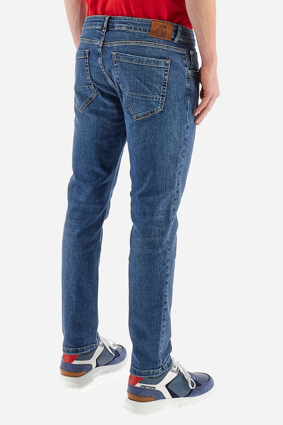 La Martina 5 Pkts Denim Stretch Pants/Traperice WMT008DM086