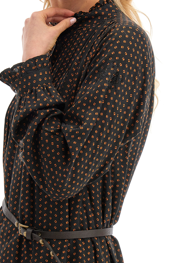 La Martina  Dress L/S Printed Poplin/Haljina WWD004